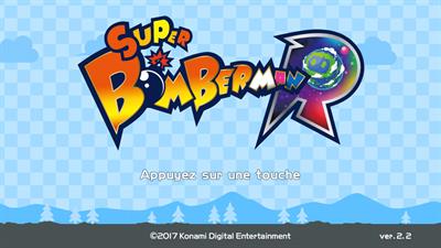 Super Bomberman R - Screenshot - Game Title Image