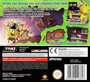 SpongeBob SquarePants featuring Nicktoons: Globs of Doom - Box - Back Image