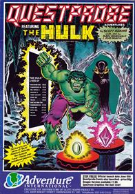 Questprobe featuring The Hulk - Advertisement Flyer - Front Image