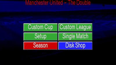 Manchester United: The Double - Screenshot - Game Select Image