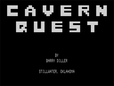 Cavern Quest - Screenshot - Game Title Image