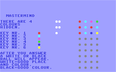 Mastermind (Robtek) - Screenshot - Gameplay Image