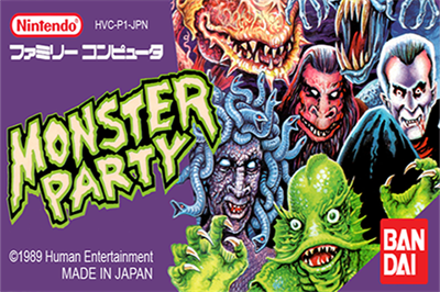 Monster Party - Fanart - Box - Front