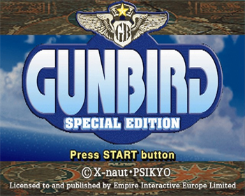 Gunbird: Special Edition - Screenshot - Game Title Image