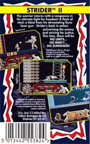 Strider II  - Box - Back Image