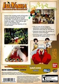 InuYasha: The Secret of the Cursed Mask - Box - Back Image