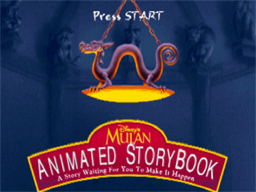Disney's Story Studio: Mulan - Screenshot - Game Title Image