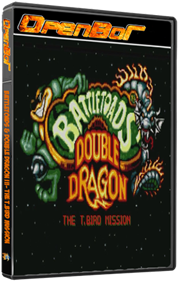 Battletoads & Double Dragon III: The T.Bird Mission - Box - 3D Image