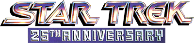 Star Trek: 25th Anniversary - Clear Logo Image