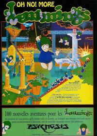 Oh No! More Lemmings - Advertisement Flyer - Front Image