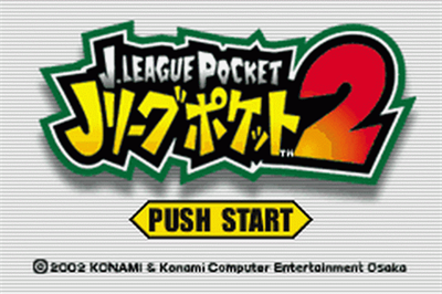 J.League Pocket 2 - Screenshot - Game Title Image