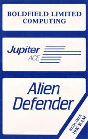 Alien Defender - Box - Front Image
