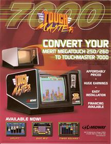 Touchmaster 7000 - Advertisement Flyer - Front Image