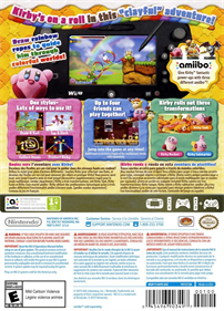 Kirby and the Rainbow Curse - Box - Back Image