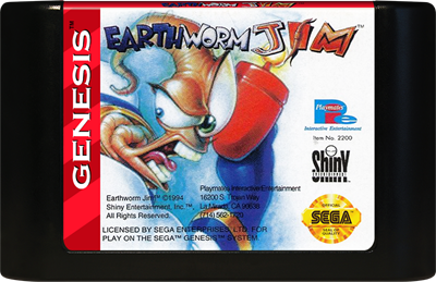 Earthworm Jim - Cart - Front Image