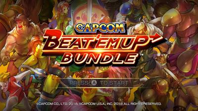 Capcom Beat 'Em Up Bundle - Screenshot - Game Title Image