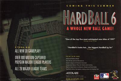Hardball 6 - Advertisement Flyer - Front Image
