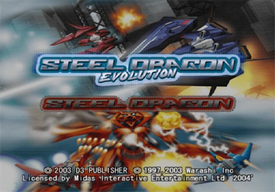 Steel Dragon EX - Screenshot - Game Title Image