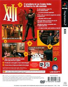 XIII - Box - Back Image