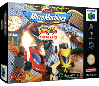 Micro Machines 64 Turbo - Box - 3D Image