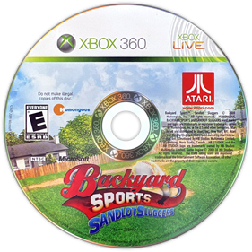 Backyard Sports: Sandlot Sluggers - Disc Image