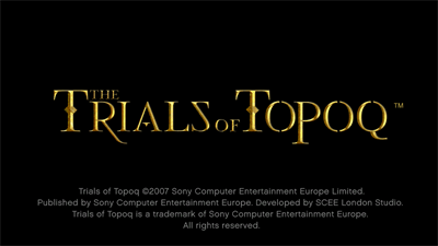 The Trials of Topoq - Screenshot - Game Title Image
