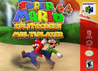 Super Mario 64: Splitscreen Multiplayer - Box - Front Image