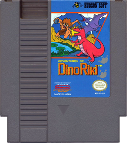 Adventures of Dino Riki - Cart - Front Image