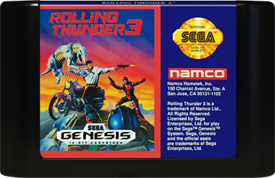 Rolling Thunder 3 - Cart - Front Image