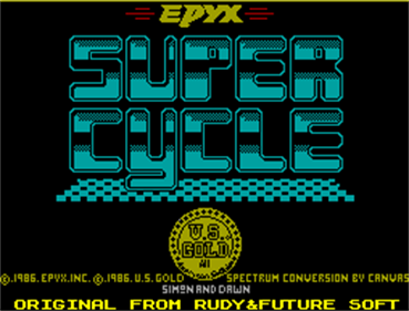 Super Cycle  - Screenshot - Game Title Image