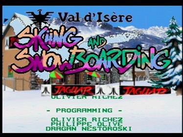 Val d'Isére Skiing and Snowboarding - Screenshot - Game Title Image