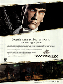 Hitman: Codename 47 - Advertisement Flyer - Front Image