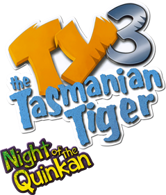Ty the Tasmanian Tiger 3: Night of the Quinkan - Clear Logo Image