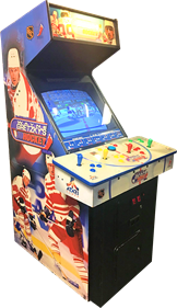 Wayne Gretzky's 3D Hockey - Arcade - Cabinet Image