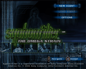 Syphon Filter: The Omega Strain - Screenshot - Game Title Image