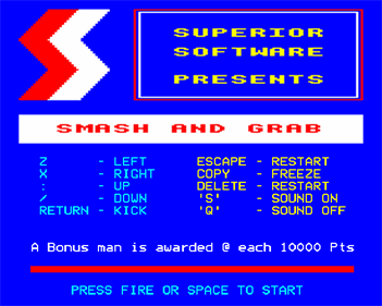 Smash And Grab - Screenshot - Game Title Image