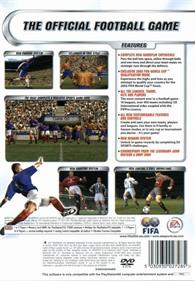 FIFA Soccer 2002  - Box - Back Image