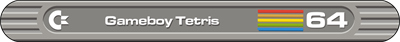Gameboy Tetris - Clear Logo Image