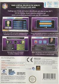 Who Wants to be a Millionaire: 2nd Edition - Box - Back Image