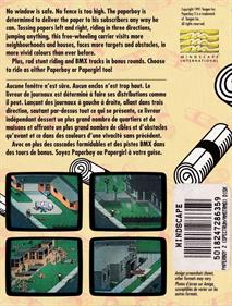 Paperboy 2 - Box - Back Image