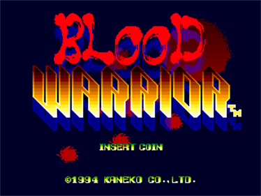 Blood Warrior - Screenshot - Game Title Image