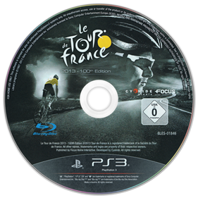 Le Tour de France 2013: 100th Edition - Disc Image