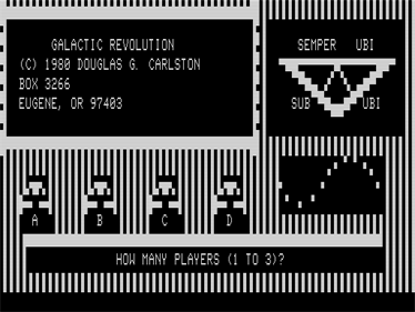 Galactic Revolution - Screenshot - Game Title Image