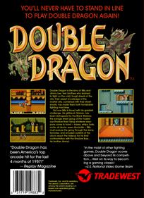 Double Dragon - Box - Back Image