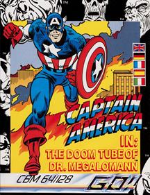 Captain America in: The Doom Tube of Dr. Megalomann - Box - Front Image