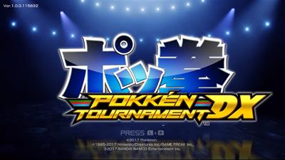Pokkén Tournament DX - Screenshot - Game Title Image