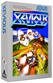 Xevious - Box - 3D Image
