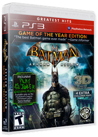 Batman: Arkham Asylum - Box - 3D Image