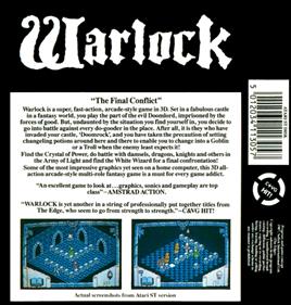 Warlock (The Edge) - Box - Back Image