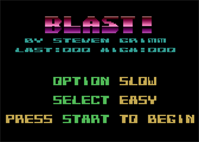 Blast! - Screenshot - Game Title Image